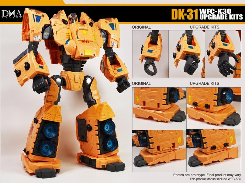 DNA Design DK 31 Transformers Kingdom Autobot Ark Upgrade Kit  (3 of 6)